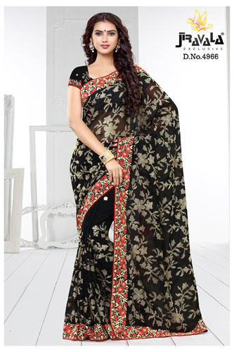 Summer Black Designer Sarees