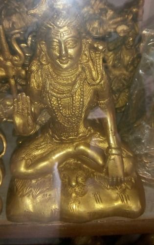 Brass Sitting Shiva Statues