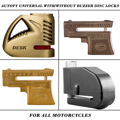 Autofy Universal With And Without Buzzer Disc Locks For All Motorcycle And Bike