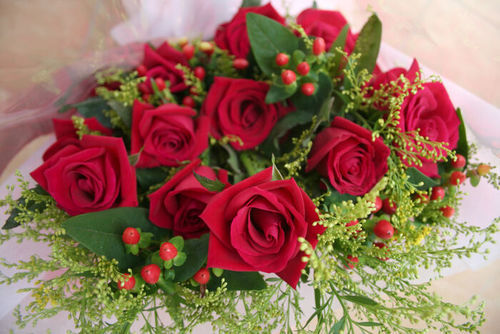 Fresh Red Roses