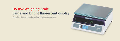 DS-852 Weighing Scale - High Precision Table Top Design | Green VFD Display