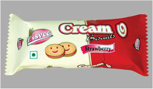 Strawberry Cream Biscuits