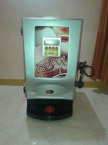 Coffee Vending Machine - GI Sheet Body, Stainless Steel Top Cover, 330x430x620mm Dimensions | Auto Cleaning, 4-6 Cups/Min Dispensing Rate, Digital Counters, Password Locking