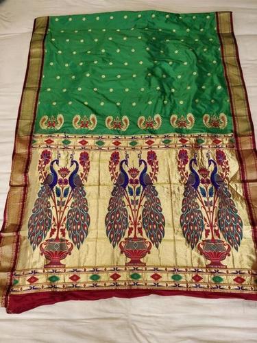 Green Color Lahme saree