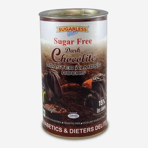  भुना हुआ बादाम डार्क चॉकलेट (100 ग्राम) 