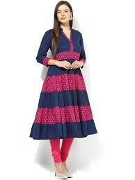 Designer Cotton Kurtis Size: Extra Large