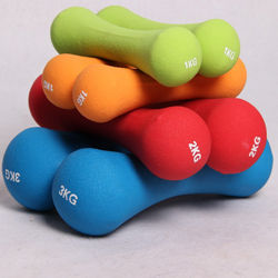 Bone Shape Vinyl Dumbbells