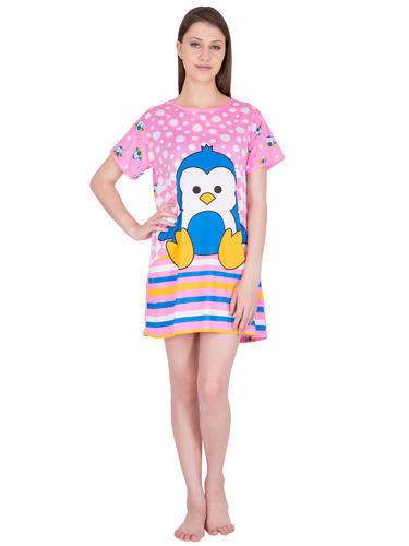 Ladies Printed Cotton Nightwear