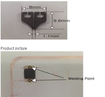 Soldering Tip For Rf Inlay Smart Card