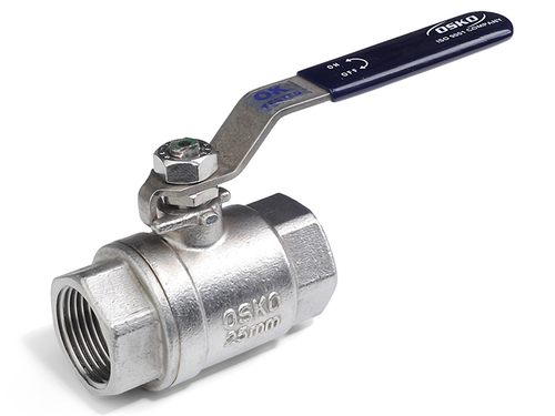 Investment Casted Screwed End Ball Valves By OSKAR INDUSTRIES
