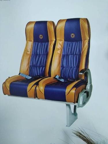 Coach Seats - Iron Leather Material, Three Seater, Two Seater, Four Seater | Ergonomic Design, Deluxe Cold-Molded Polyurethane Foam, Flame-Retardant Fabric