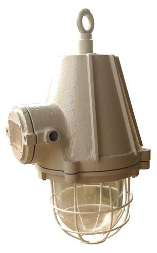 Flameproof LED Well Glass Fitting - LM 6 Aluminium, 60 Watts | High Bright Cool White LED, Hazardous Area Compatible