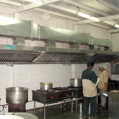 Chimney Hood - Stainless Steel Design, Efficient Exhaust Gas Removal System, Corrosion Resistant, Long-Lasting Performance