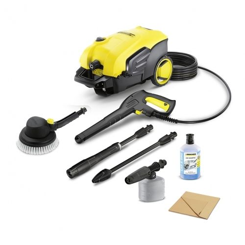 High Pressure Washer K5 Compact Car - Water-Cooled Motor, 8 m High-Pressure Hose | Car Kit Included, Quick Connect Gun, Vario Power Spray Pipe, Versatile Cleaning for Moderate Dirt Removal