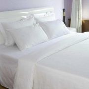 Cotton Satin Bed Sheet Plain