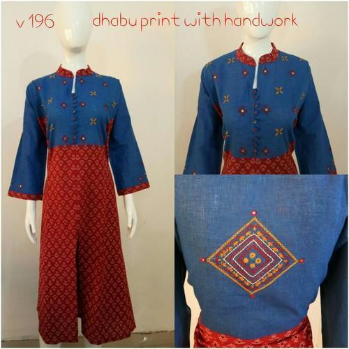 Dhabu Print Kurtis