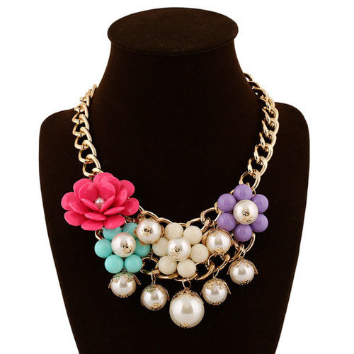 Multi Colour Beads Necklace