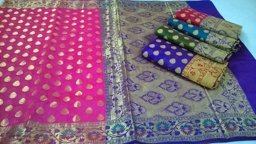 Fancy Chanderi Silk Sarees