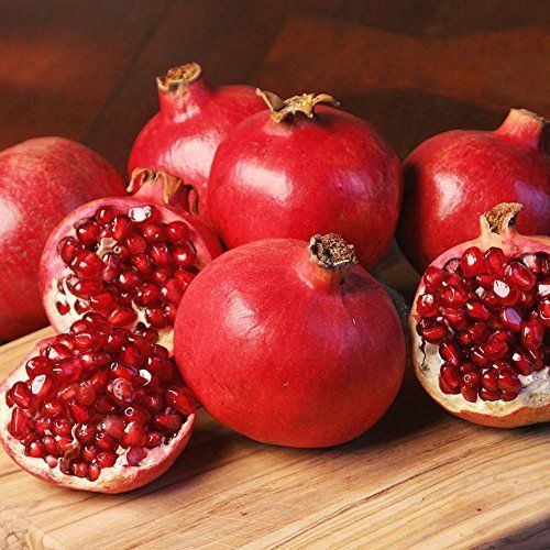 fresh pomegranates