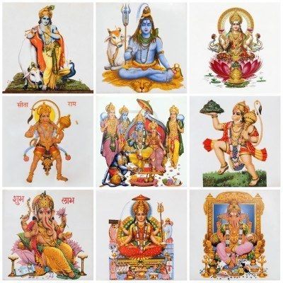 Ceramic Vitrosa God Picture Tiles