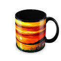 Black Sublimation Mug Design: As Per Customer Requirements