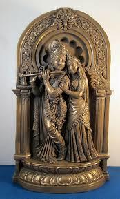 radha krishna statue