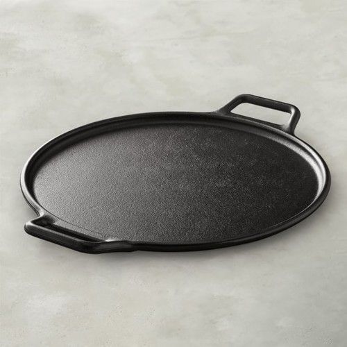 Exclusive Pizza Pan - Heavyweight Cast Iron, Preseasoned Finish for Non-Stick Cooking | Ideal for Induction, Oven & Broiler Use