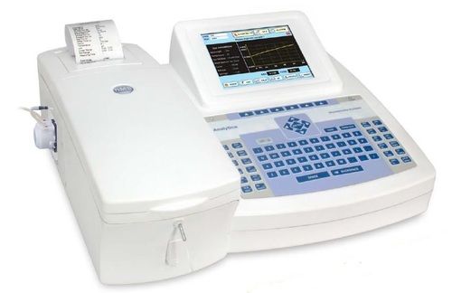 Semi Auto Biochemistry Analyzer - Graphical Display, Direct Access Keys, Large Storage Capacity | Real-Time Graphs, USB Printer Compatibility, Extensive Test Programmability 