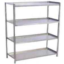 SS Storage Racks - Stainless Steel, Durable Design with High Load Capacity and Versatile Applications