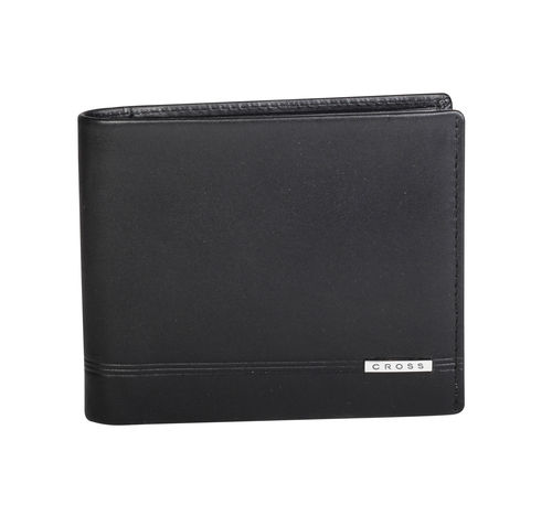 Black Bifold Leather Wallet