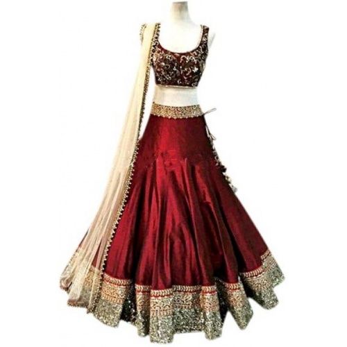 Cartyshop Embellished Women's Lehenga Choli (Stitched)