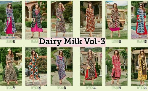 Rayon Fancy Kurtis