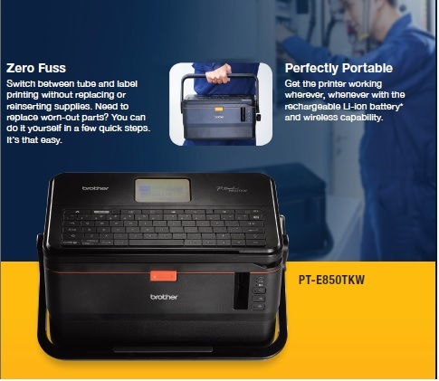 फेरुले ट्यूब और लेबल प्रिंटर एप्लीकेशन: प्रिंटिंग