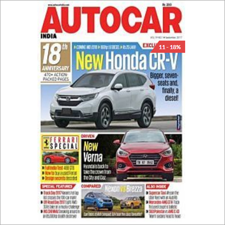 Autocar India Magazine By APEX SUBSCRIPTION PRIVATE LIMITED