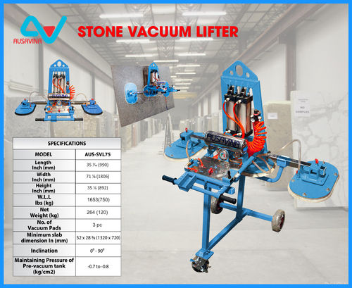 Stone Vacuum Lifter Svl75 Ausavina Dimension(L*W*H): 935 X 1805 X 1580 Millimeter (Mm)