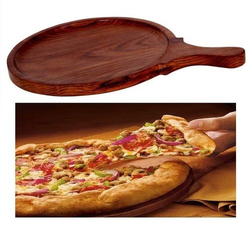Wooden Serving Pizza Plate