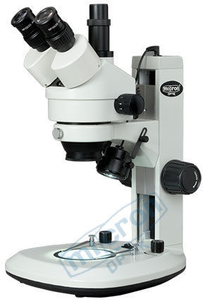 Zoom Stereo Trinocular Microscope