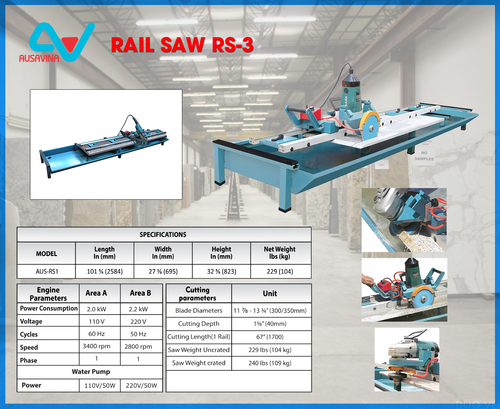 Rail Saw RS3 By AUSAVINA CO., LTD.