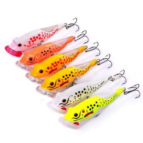 8cm 13g Hard Plastic Frog Popper Lure