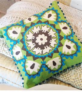 Aari Embroidery Cushion Cover