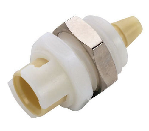 1/16 Hose Barb Non-Valved Panel Mount Coupling - SMFPM0112