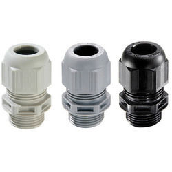 Nylon Cable Glands - 20mm Width, 22mm Dimension, Sealing Range 3-10mm, Weight 0.008g, Ambient Temp -25 to +55°C, White/Gray/Black