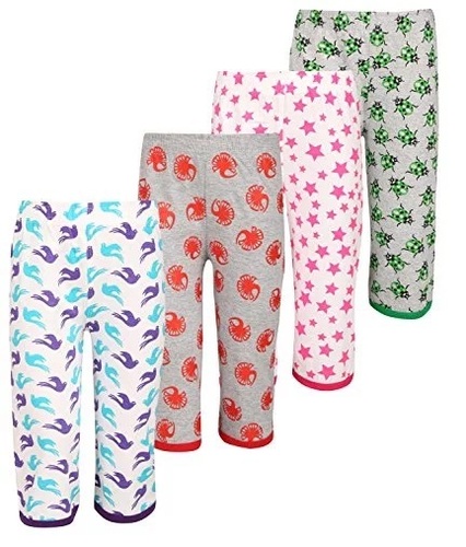 Buy IndiWeaves Girls Cotton Printed Regular Fit Capri 3/4th Pants {Pack of  4} Online at Best Prices in India - JioMart.