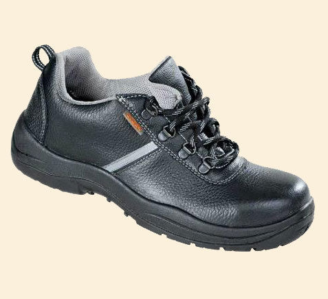 Barton Grain Leather With Synthetic Hi-Vi Tape Safety Shoes