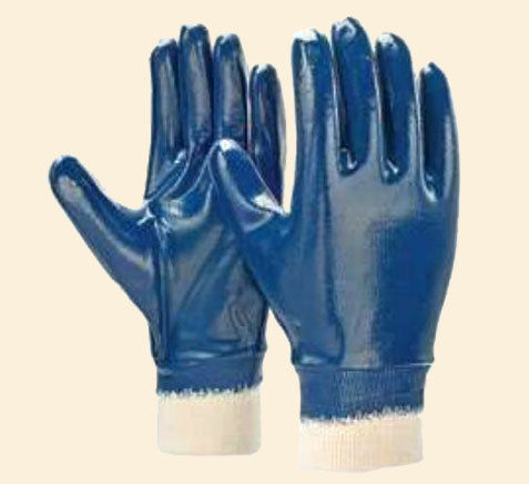 Medium Full Nitrile Dipped In 100% Cotton Glove