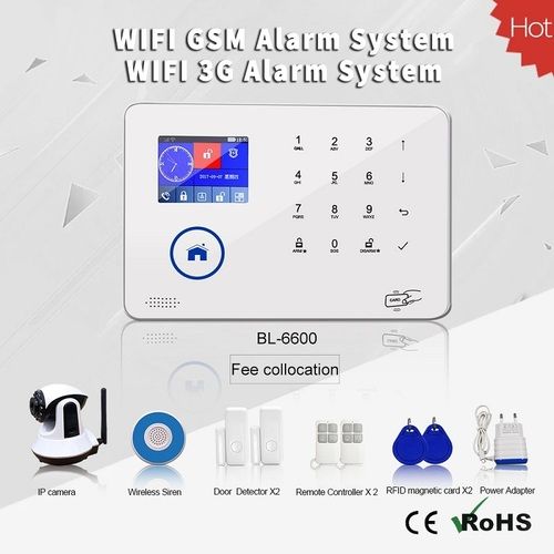  WIFI 3G UMTS वायरलेस सुरक्षा अलार्म सिस्टम 