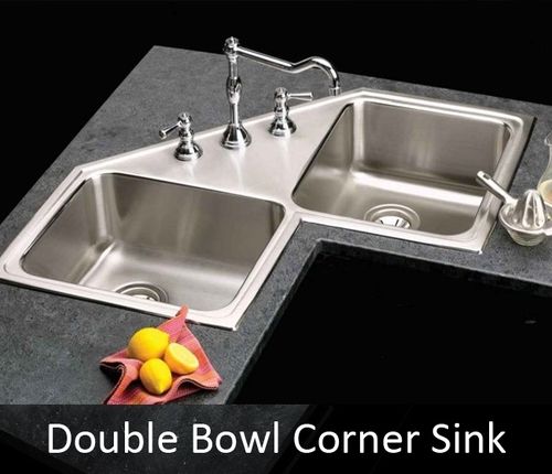 Double Bowl Corner Kitchen Sink In Delhi Delhi Laxmi Steels