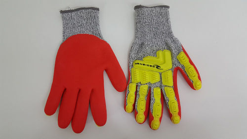 Pu Foam Gloves - PU Foam Knit, 20-25cm, Red | Durable, Protective, Comfortable, Grippy, Flexible, Lightweight