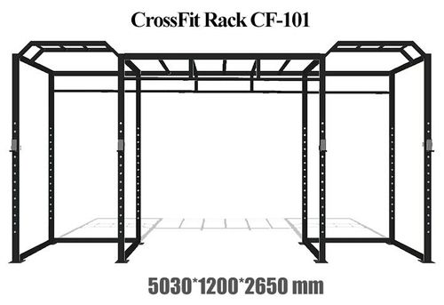 Crossfit Cage - 5030x1200x2650 mm | Durable Design for Versatile Free Weight Exercises