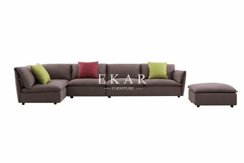 Ekar Living Room Seater Soft Fabric Sofa Set